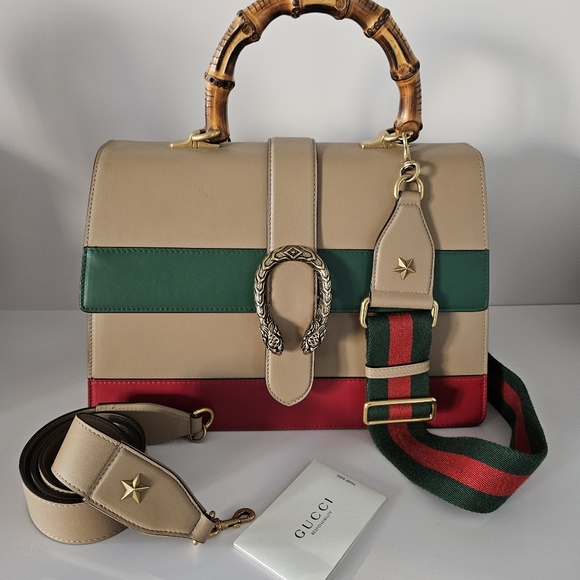 GUCCI Large Dionysus Bamboo Top Handle Bag- NWT - Picture 1 of 8